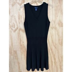 Doncaster Women's Knit Mermaid Dress Medium Black Winter Classic Cozy Evening